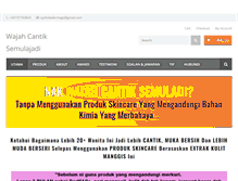 Tablet Screenshot of cantiksemulajadi.com